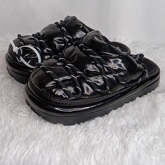 UGG SPACESLIDER HI SHINE SLIDE PLATFORM SLIPPER SHOES - Picture 3 of 17